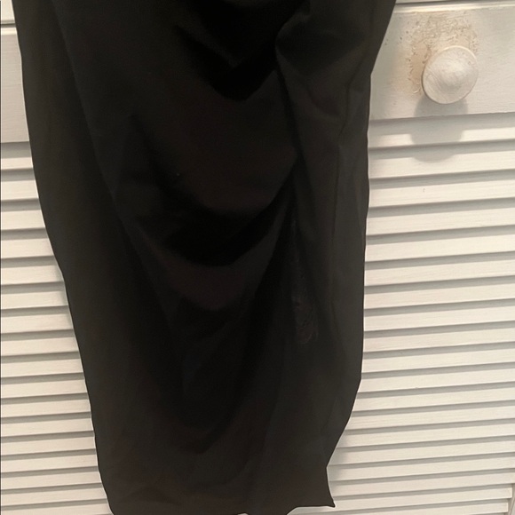 #*095** Elegant & Sexy Black Lace Sleeve Dress - Picture 4 of 11